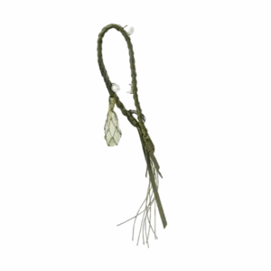 Woven Healing Heart Charm Bag Charm — Artisan Gemstone