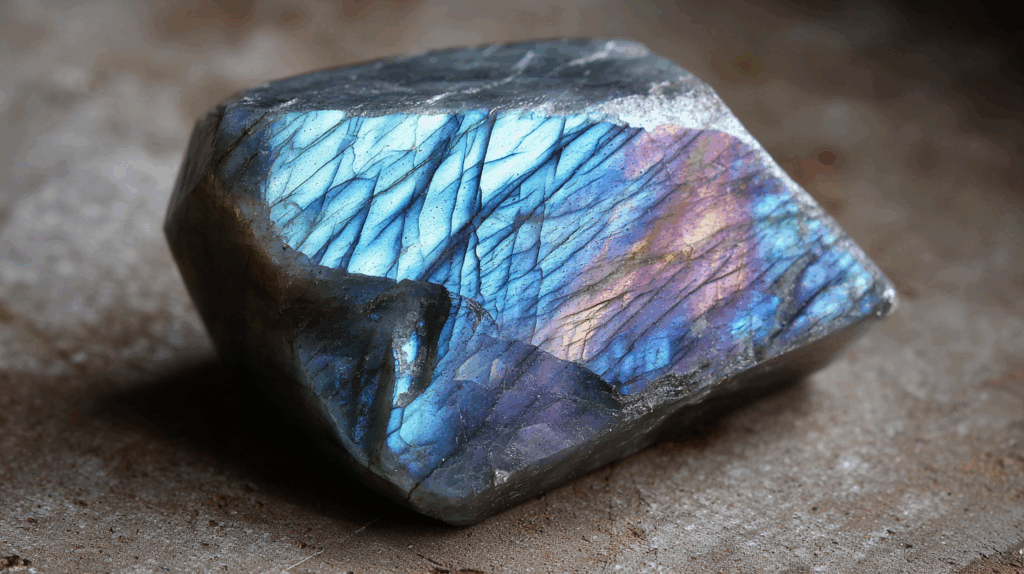 Crystalline Sunscreen: Stones That Help Protect Your Aura From Energy Burnout 4 sintkeinkka labradorite crystal shimmering with iridescent shie 01a5c885 3cd9 4a3d 8436 876e1ae822fd